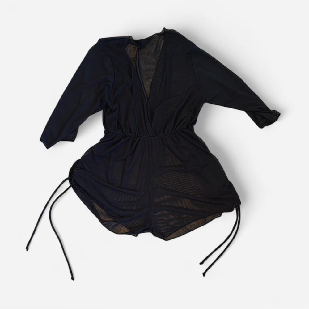 Black Sheer Swimsuit Cover